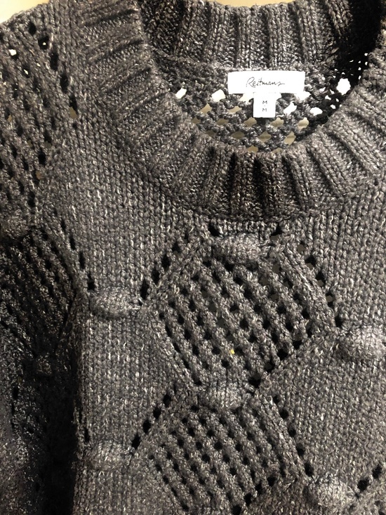 Reitmans Sweaters - Women’s Medium grey chunky sweater with open weave